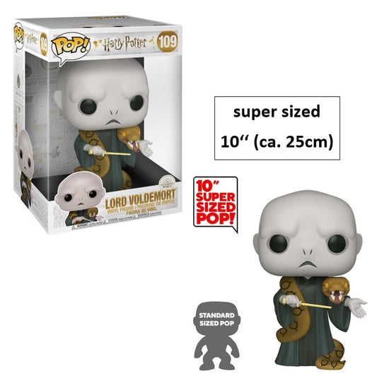 FUNKO POP - Jumbo Pop 25cm - Harry Potter #109 Lord Voldemort - Vinyl Figur - Neu