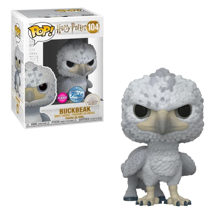 FUNKO POP Harry Potter #104 Buckbeak (Flocked) - Vinyl Figur - Neu