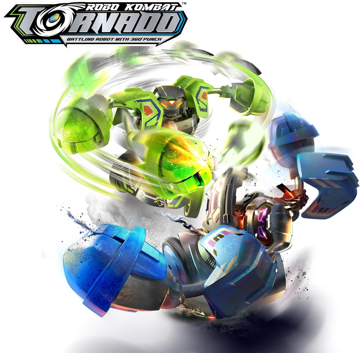 Silverlit YCOO Roboter Kombat Tornado 360 Grad (2er Set) mit Licht & Sound - B-Ware