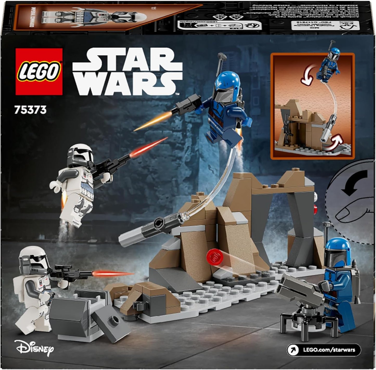 LEGO 75373 Star Wars Ambush on Mandalore Battle Pack Madalorian Spielset - NEU in OVP