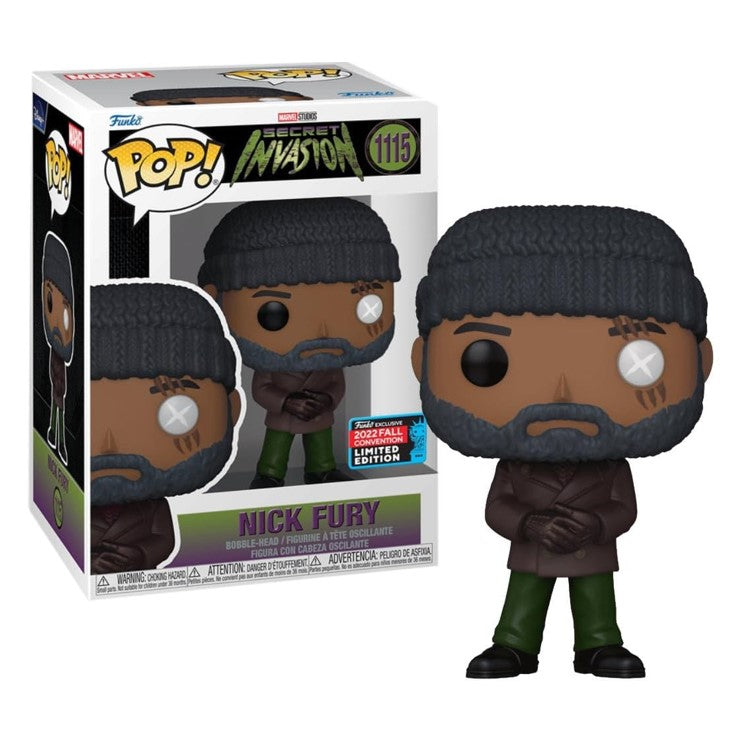 FUNKO POP Secret Invasion #1115 Nick Fury - Bobble Head - NEU