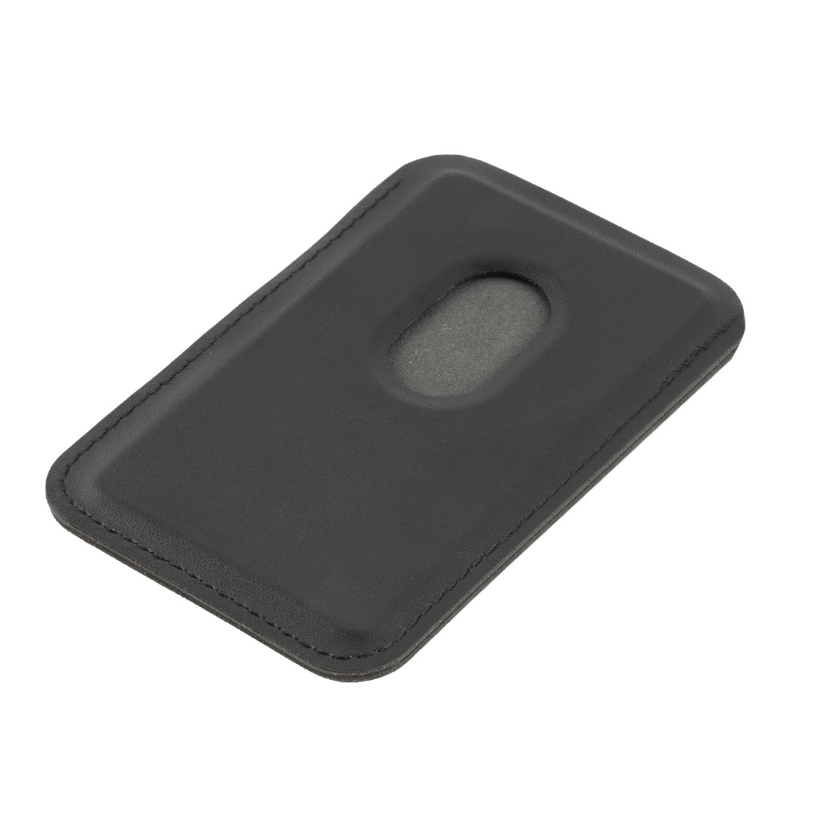 Kickstand Wallet schwarz Karten-Etui Handy Smartphone Halterung for Apple Ihpone Samsung & more