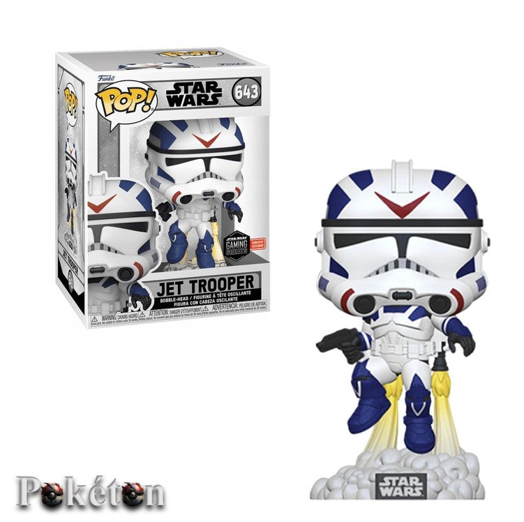 FUNKO POP Star Wars #643 Jet Trooper - Vinyl Figur NEU
