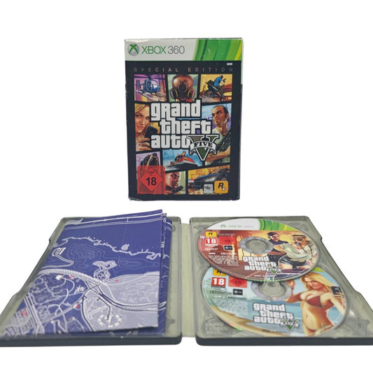 Xbox 360 Spiel - Grand Theft Auto Five GTA V inkl Steelbook - gebraucht