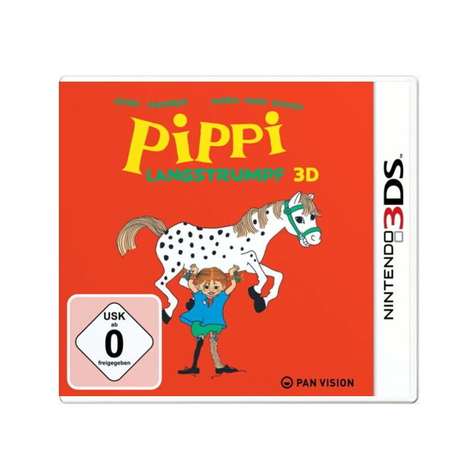 Nintendo 3DS - Pippi Langstrumpf 3D (Cover nachgedruckt) - gebraucht