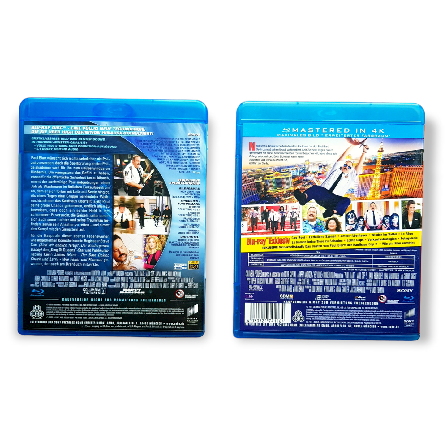 Der Kaufhaus Cop (Teil 1+2) - Kevin James - Blu Ray Zustand sehr gut