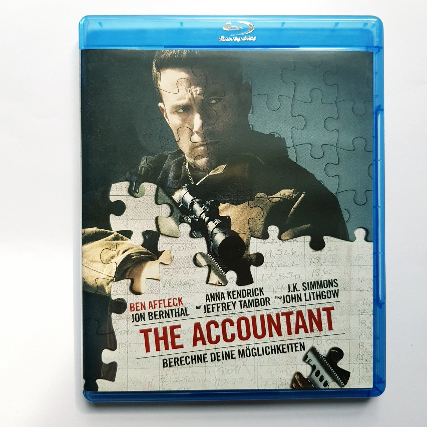 The Accountant - Berechne deine Möglichkeiten - Ben Affleck - Blu Ray Zustand sehr gut