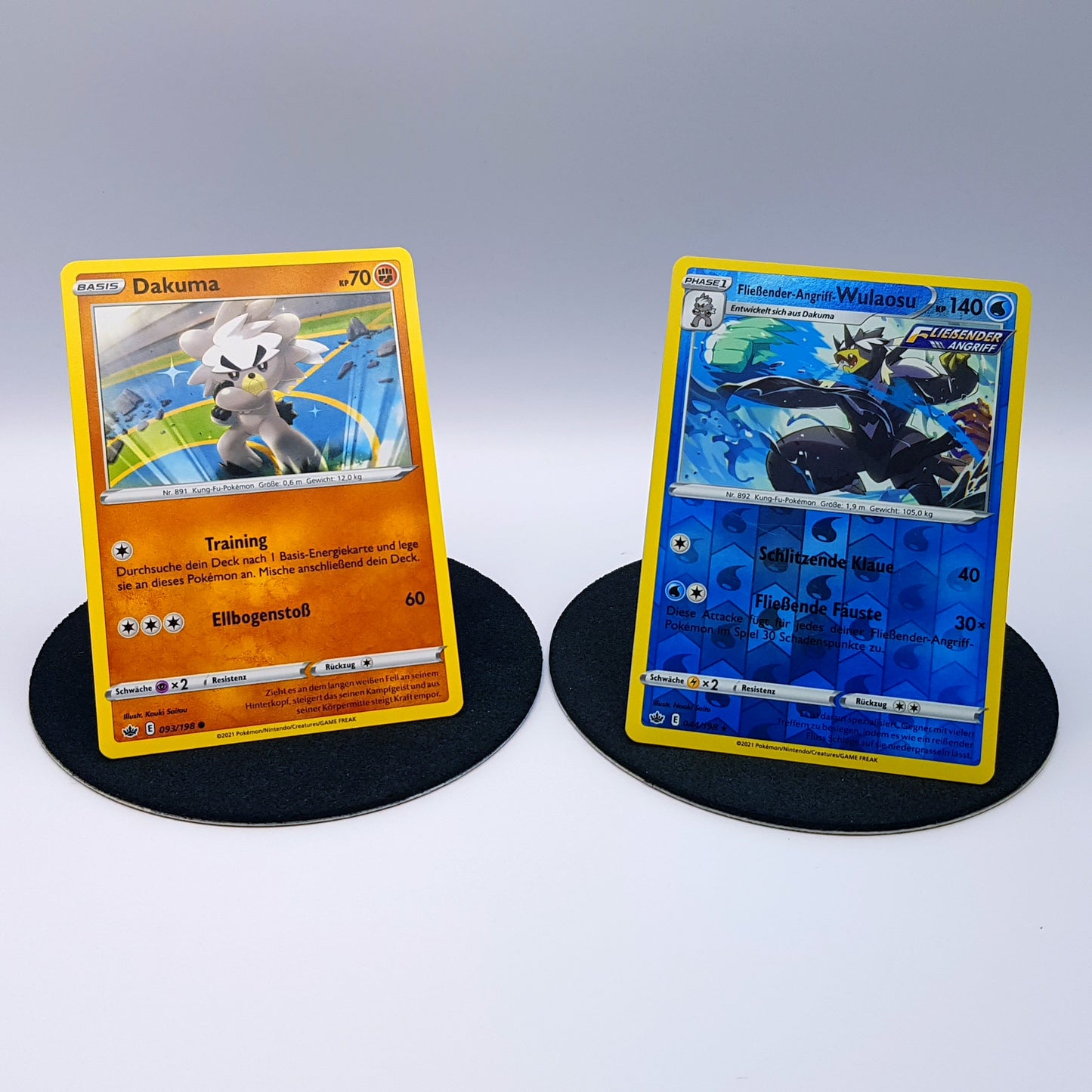 Dakuma 093/198 Wulaosu 044/198 rare reverse holo SWSH 2021 DE Pokemon