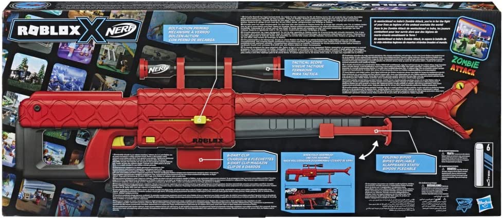 NERF Roblox Zombie Attack Viper Strike Dart Blaster