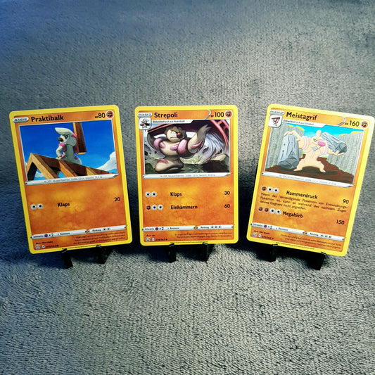 Pokemon Karten | Praktibalk 75/163 & Strepoli 74/163 & Meistagrif 75/163 mint