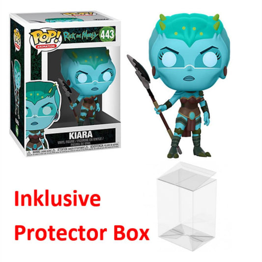 FUNKO POP Rick and Morty #443 Kiara Vinyl Figur NEU sealed + Protector Box