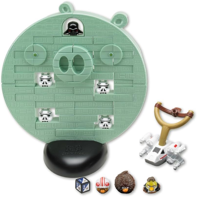 Hasbro - Angry Birds Star Wars Jenga - Kinder Spiel Brettspiel Gesellschaftsspiel - gebraucht