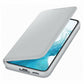 Samsung Galaxy S22 LED View Smartphone Cover Handy-Hülle Kartenhalterung Hellgrau