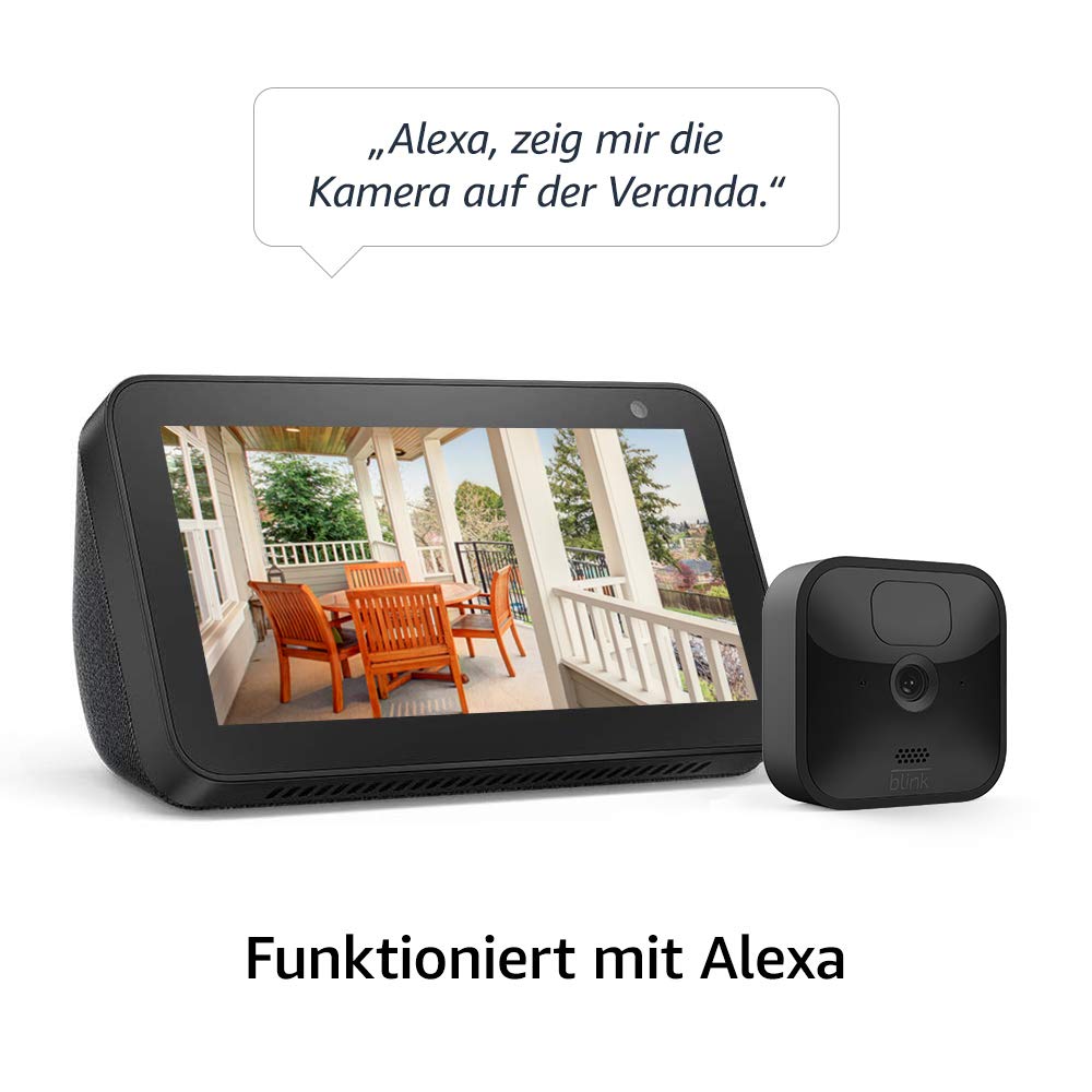 Amazon Blink Outdoor inkl Blink Sync Module 2 / 3x kabellose HD-Überwachungskamera / Alexa / 3 Kameras
