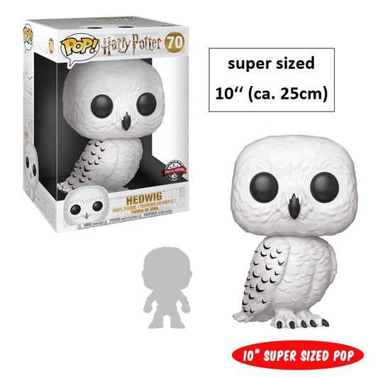 FUNKO POP - Jumbo Pop 25cm - Harry Potter #70 Hedwig - Vinyl Figur - Neu