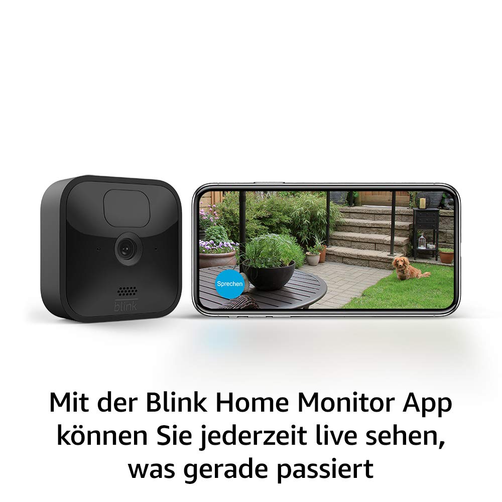 Amazon Blink Outdoor inkl Blink Sync Module 2 / 3x kabellose HD-Überwachungskamera / Alexa / 3 Kameras
