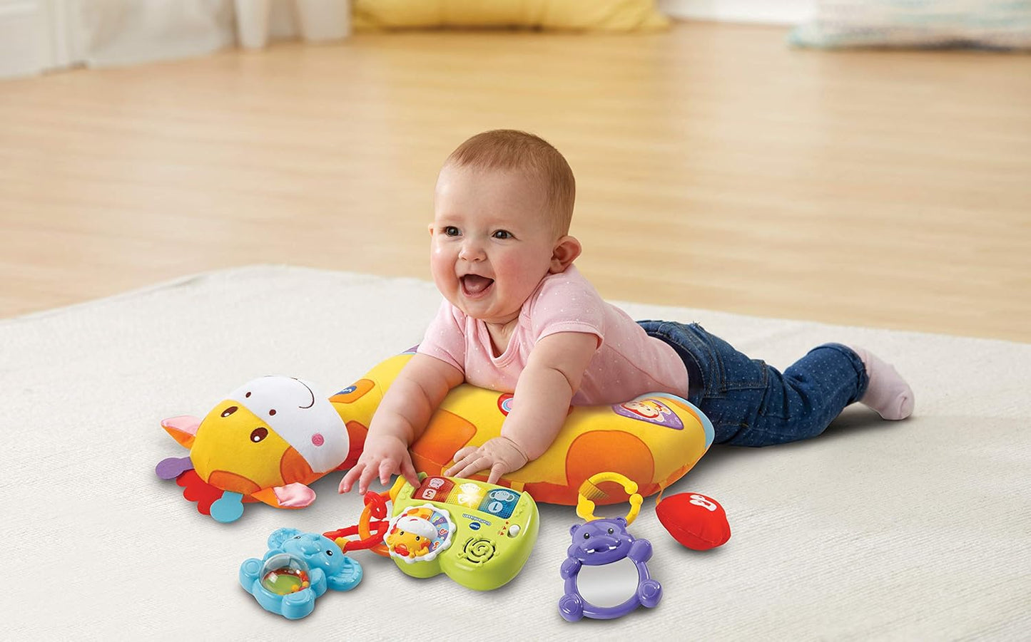 Vtech Baby Giraffenkissen Kuschelkissen Kinder 0-24 Monate - B-Ware