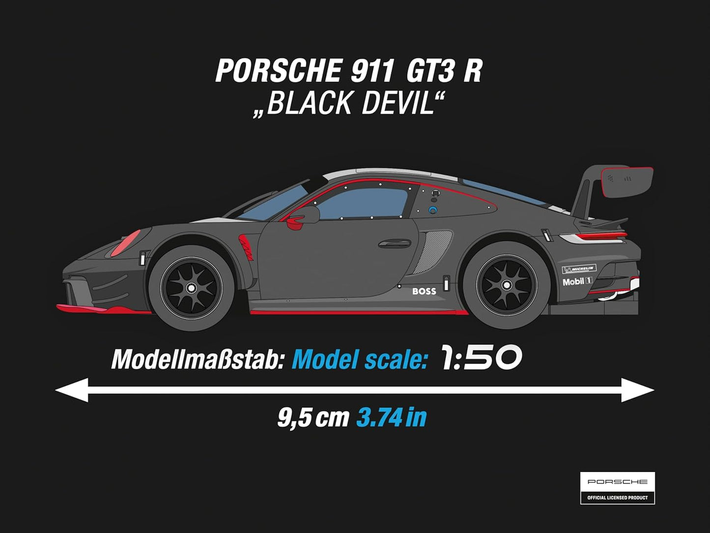 Carrera HYBRID Devil Drivers Porsche 911 GT3 R  Steuerung per Smartphone App - NEU
