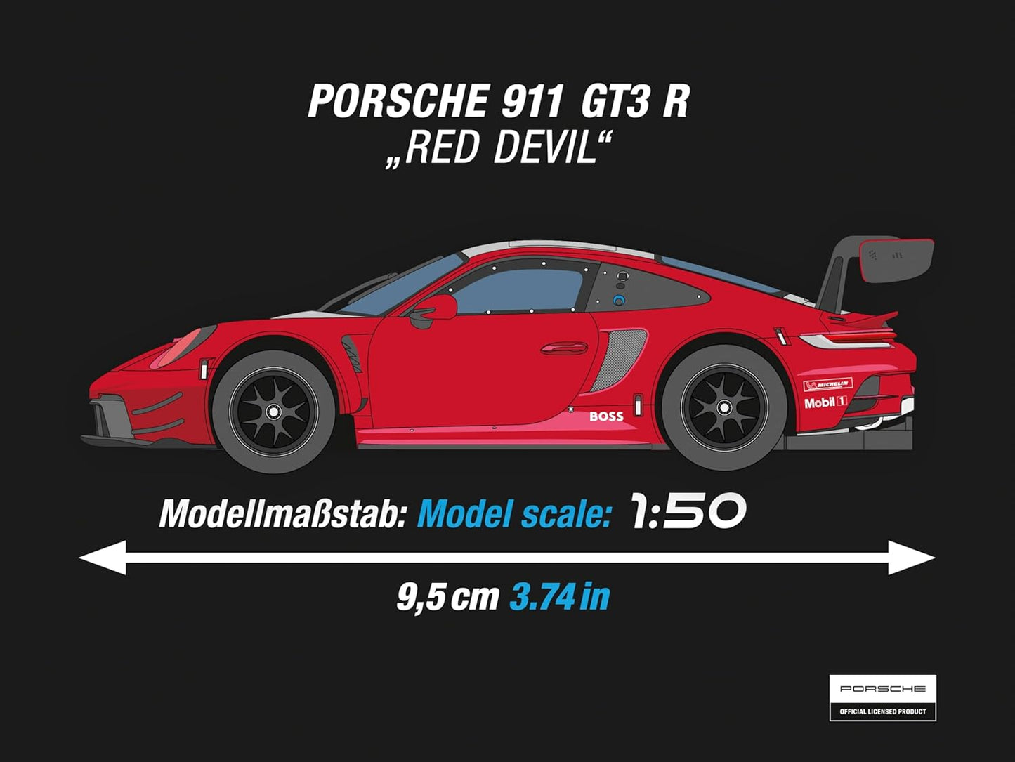 Carrera HYBRID Devil Drivers Porsche 911 GT3 R  Steuerung per Smartphone App - NEU