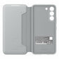 Samsung Galaxy S22 LED View Smartphone Cover Handy-Hülle Kartenhalterung Hellgrau