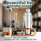 Mixology & Craft Cocktail Shaker Set - Edelstahl  & Holzständer (Bambus) - NEU in OVP
