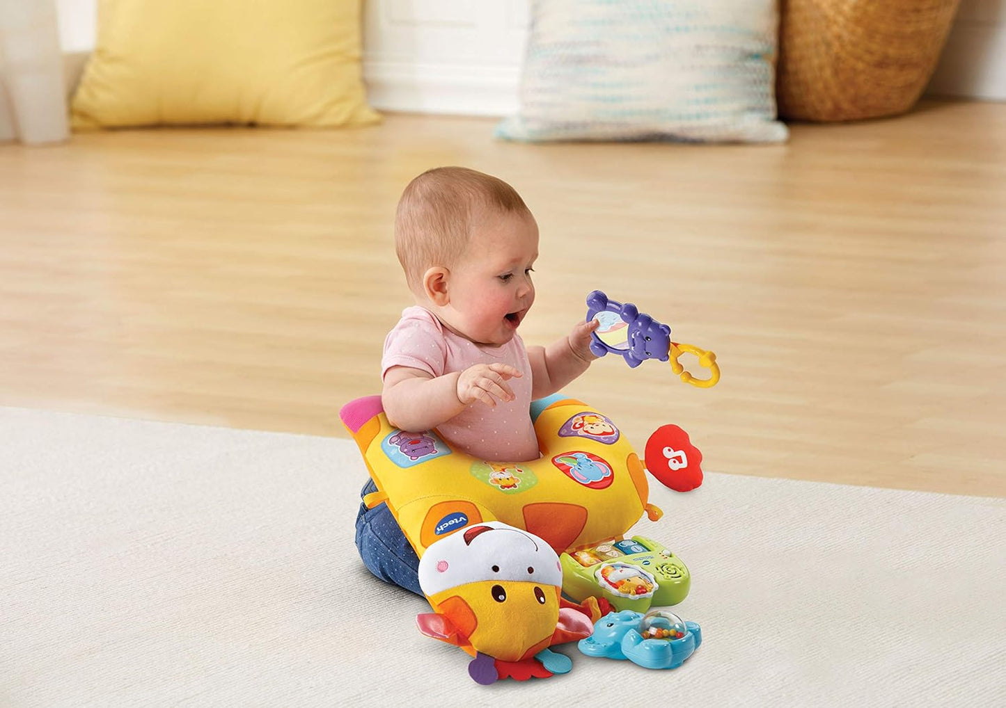 Vtech Baby Giraffenkissen Kuschelkissen Kinder 0-24 Monate - B-Ware