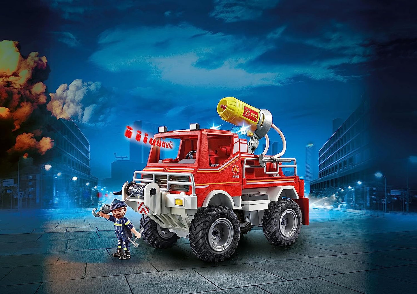 PLAYMOBIL City Action 9466 Feuerwehr-Truck mit Licht- und Soundeffekten NEU & OVP