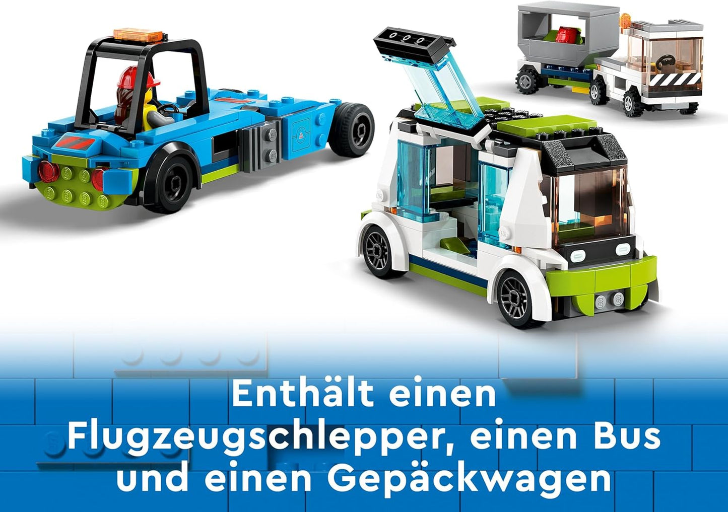 LEGO 60367 City Passagierflugzeug Spielzeug-Set mit 9 Minifiguren - B-Ware