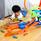 Hot Wheels Stunt Tracks JKJ78 Stunt Strecke mit Crash Action inkl einem Fahrzeug - B-Ware