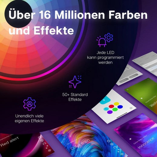 Cololight Strip Extension 60 LEDs/m - 2m- App Android Apple Alexa Google Home LED Gaming Beleuchtung