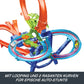 Hot Wheels Stunt Tracks JKJ78 Stunt Strecke mit Crash Action inkl einem Fahrzeug - B-Ware