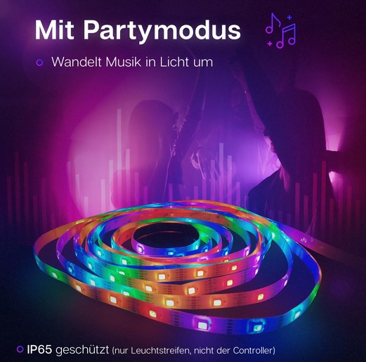 Cololight Strip Extension 60 LEDs/m - 2m- App Android Apple Alexa Google Home LED Gaming Beleuchtung