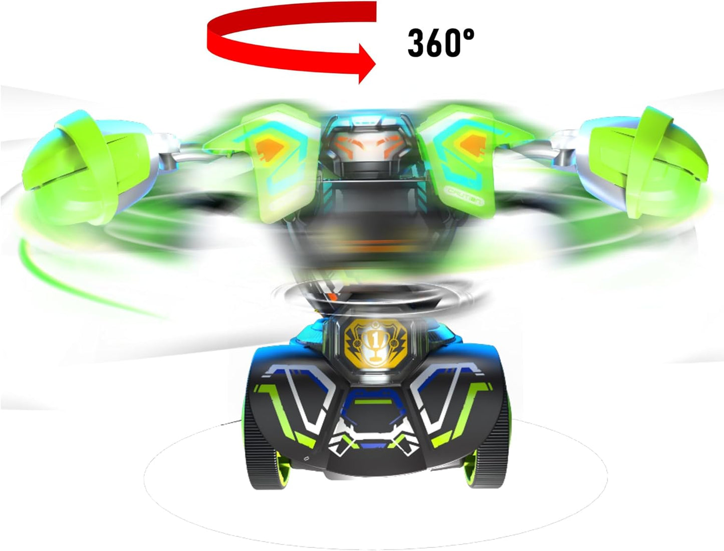 Silverlit YCOO Roboter Kombat Tornado 360 Grad (2er Set) mit Licht & Sound - B-Ware
