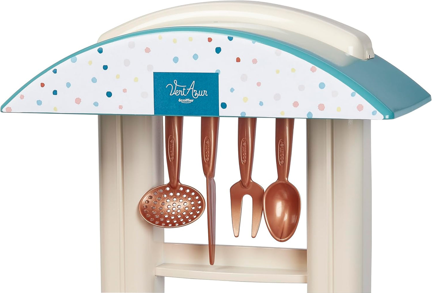 Ecoiffier Gourmet Küche für Kinder mit Zubehör Spielzeug Kinderküche kochen 58cm