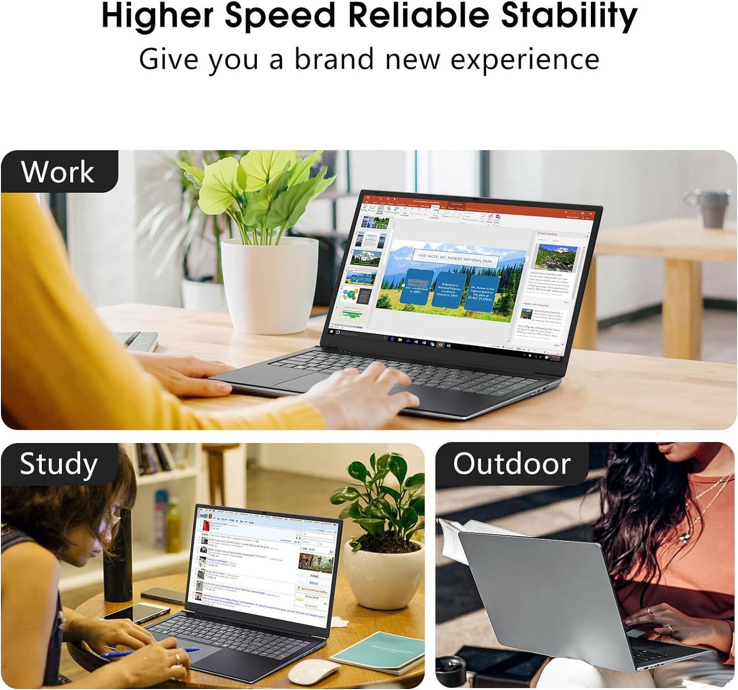 SGIN M17Laptop  17,3 Zoll 8GB RAM 512GB SSD ROM Windows 11 Home Intel Celeron