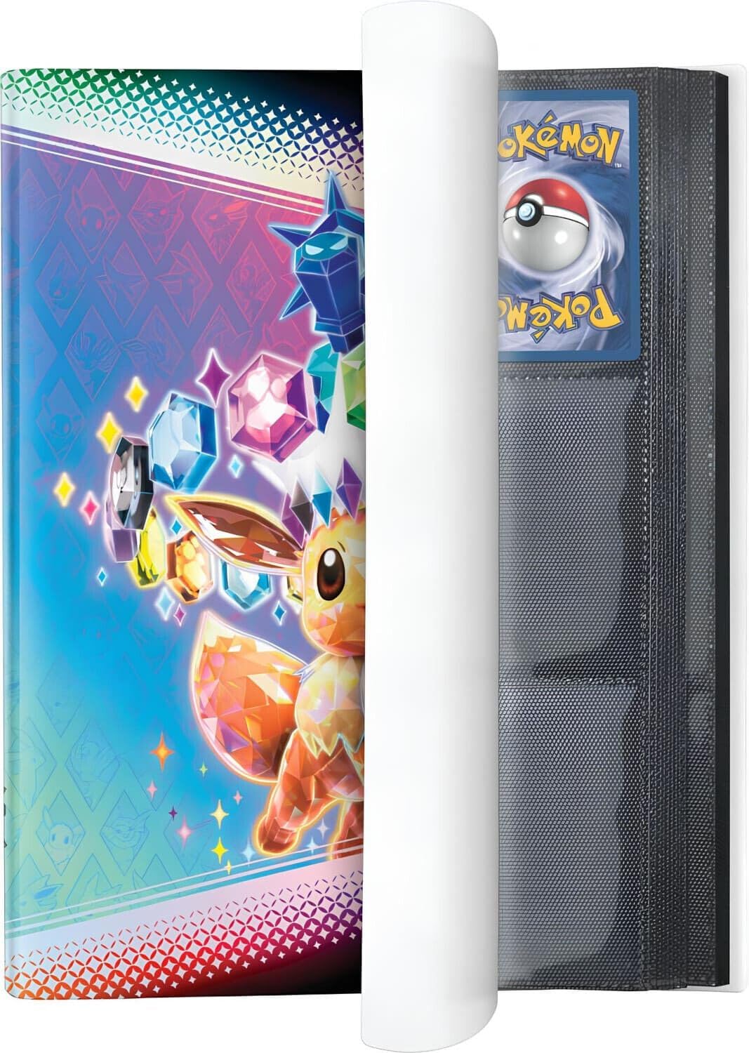 Pokemon TCG prismatische Entwicklungen Ordner prismatic Evolutions Binder 360 Karten NEU