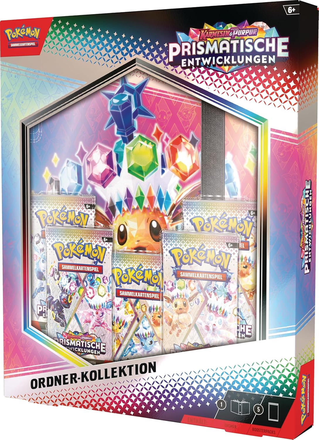 Pokemon Binder Collection Ordner Kollektion prismatische Entwicklungen TCG Deutsch OVP