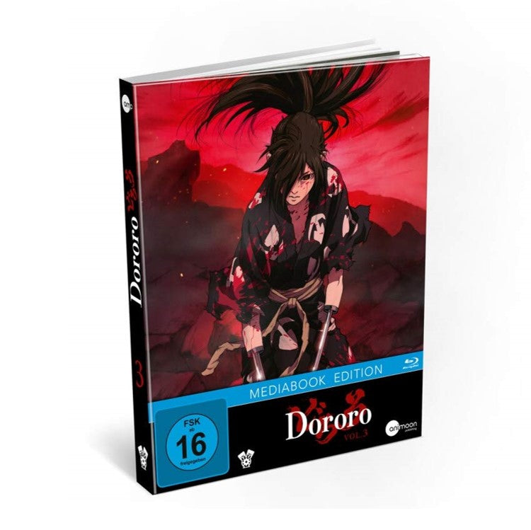 Dororo Vol. 3 - limited Mediabook Blu Ray mit 2 Maxipostern - Anime - NEU & sealed
