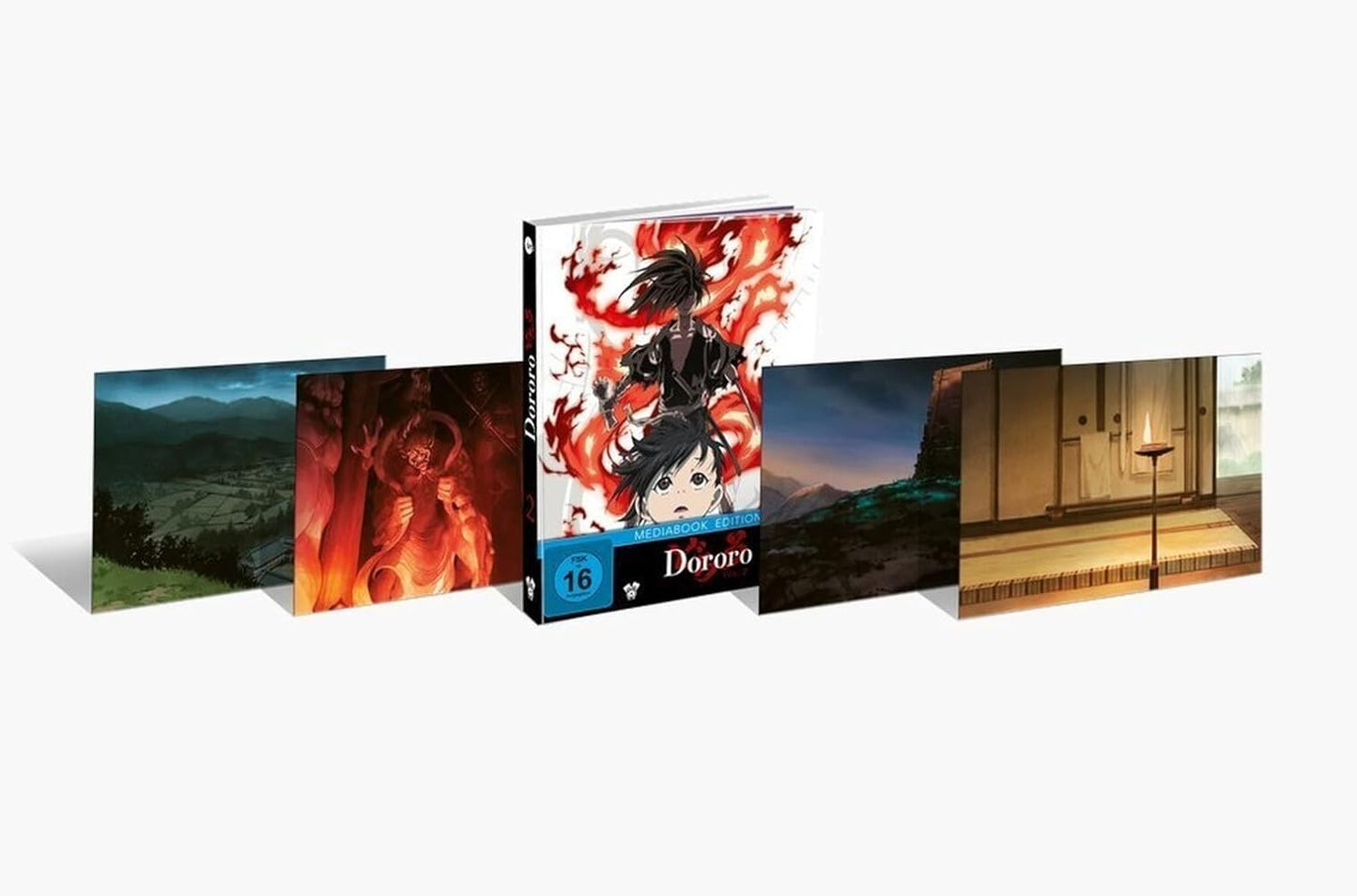 Dororo Vol. 2 - limited Mediabook Blu Ray mit 4 Art Cards- Anime - NEU & sealed