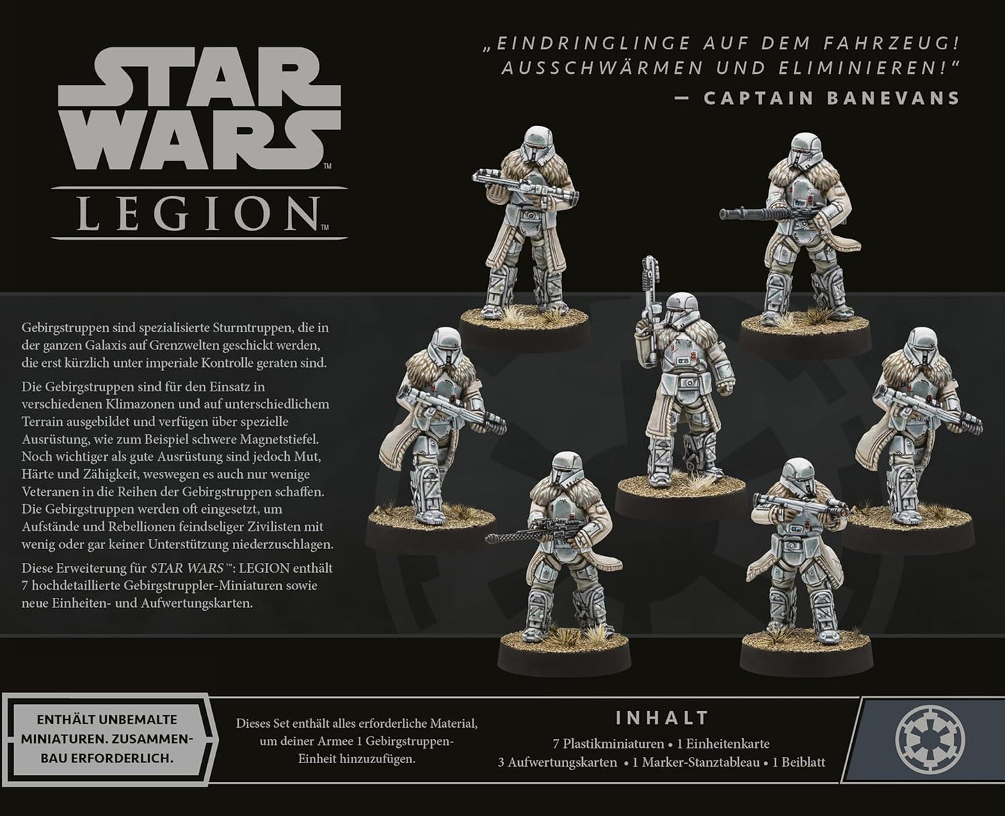Star Wars: Legion - Gebirgstruppen Einheit Erweiterung Tabletop