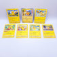 Pokemon Karten - 7 x Pikachu aus verschiedenen Sets - deutsch