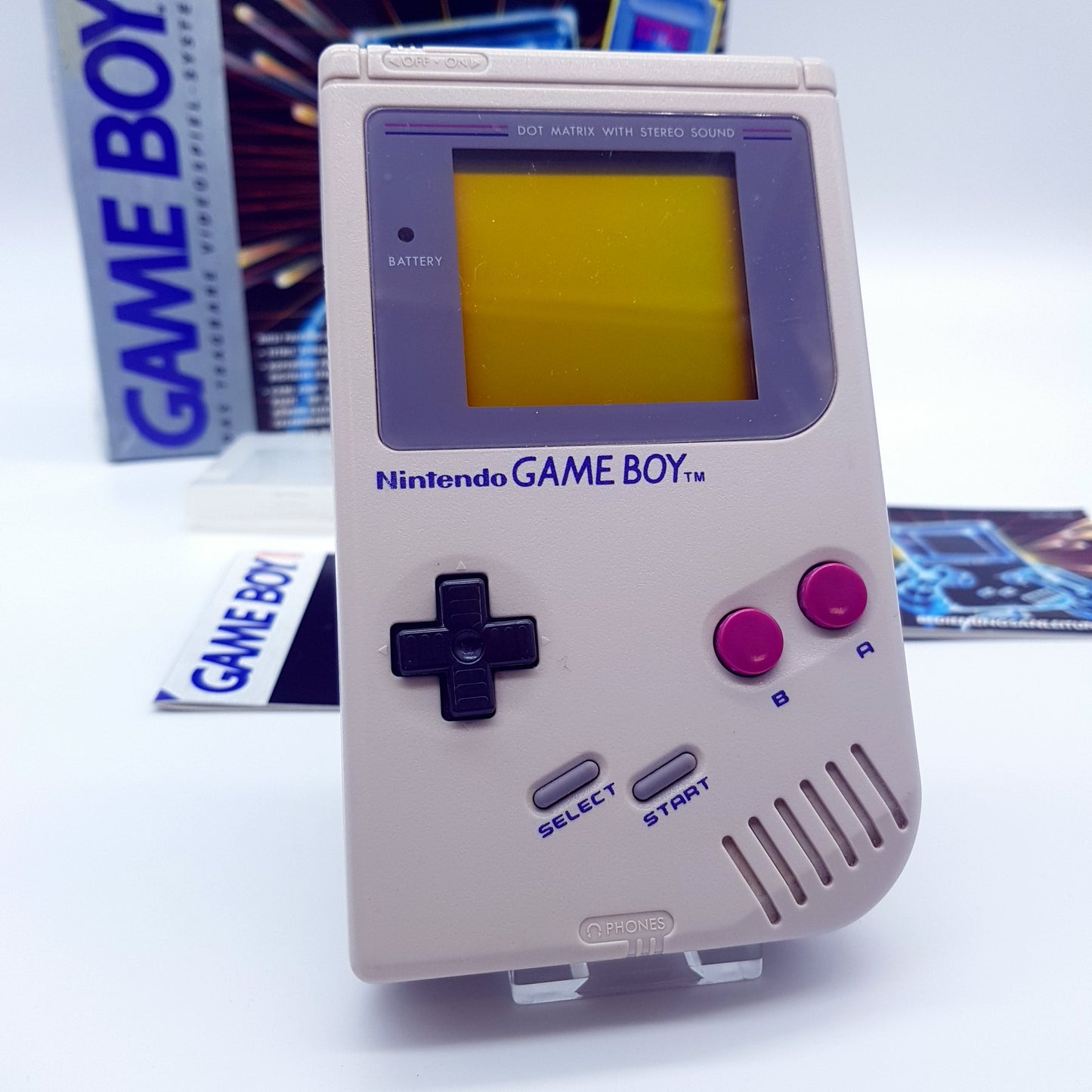 Nintendo Gameboy Konsole mit OVP, Anleitung & Spiel Tetris - gebraucht