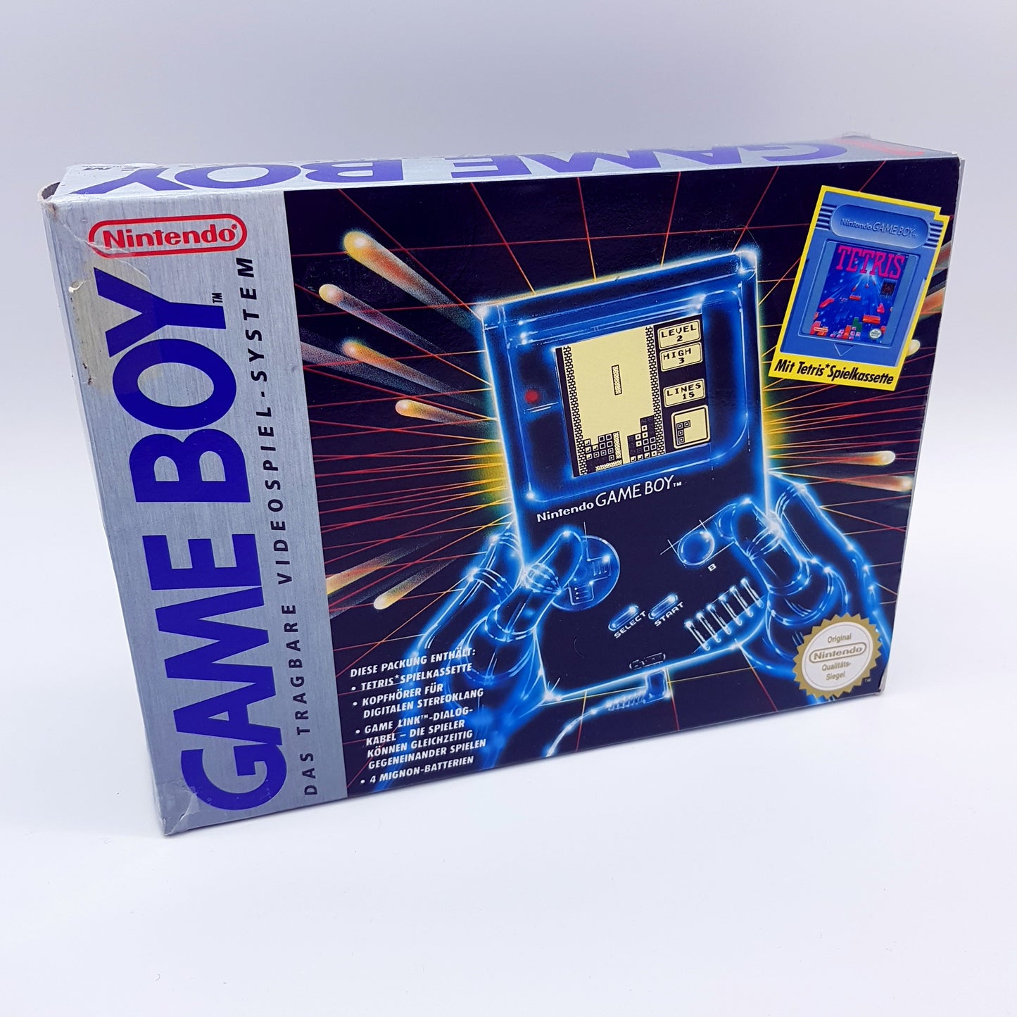 Nintendo Gameboy Konsole mit OVP, Anleitung & Spiel Tetris - gebraucht