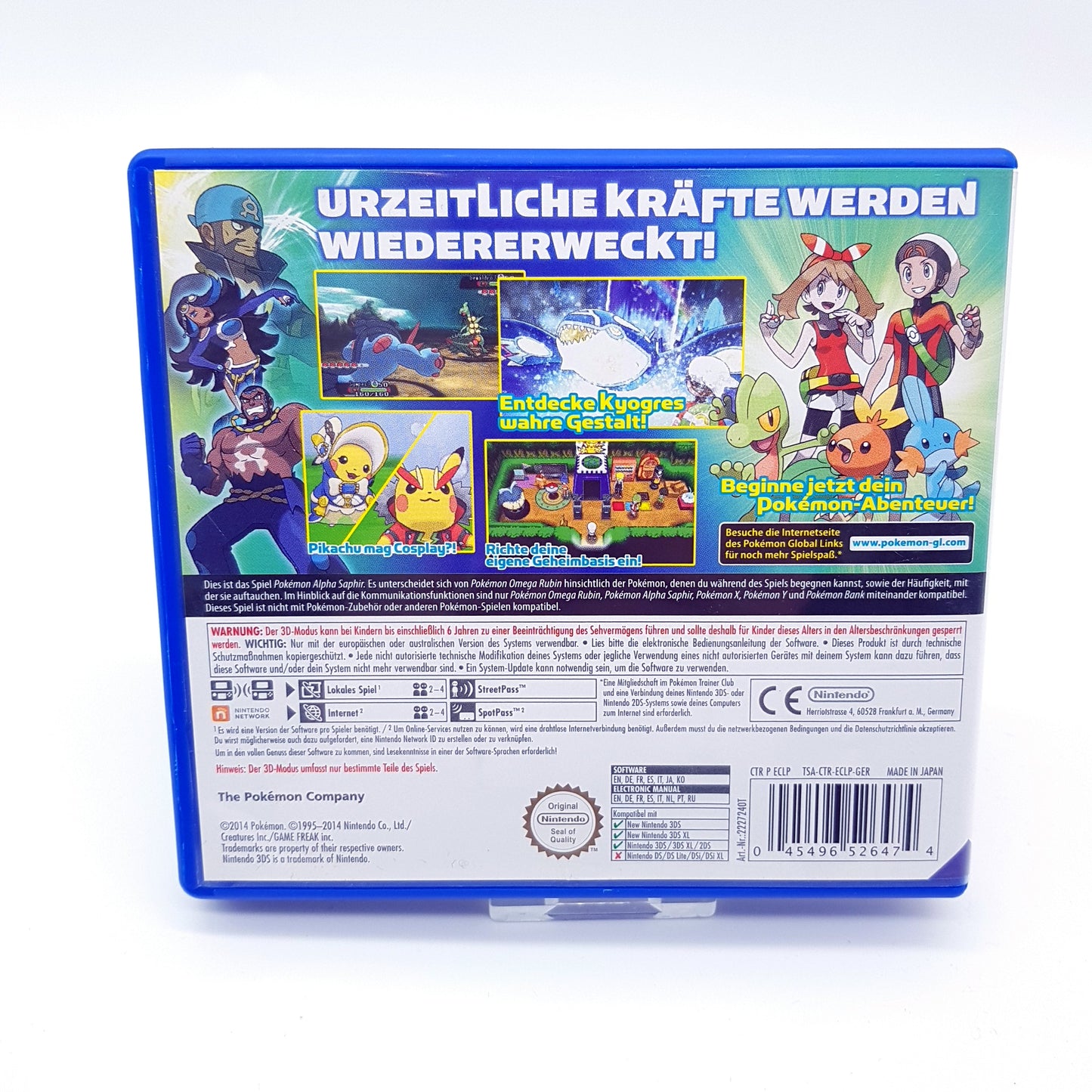 Nintendo 3DS - Pokemon Alpha Saphir - gebraucht
