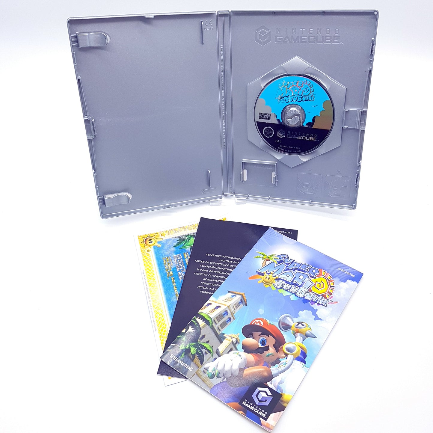 Nintendo Gamecube - Super Mario Sunshine - gebraucht - mit Anleitung