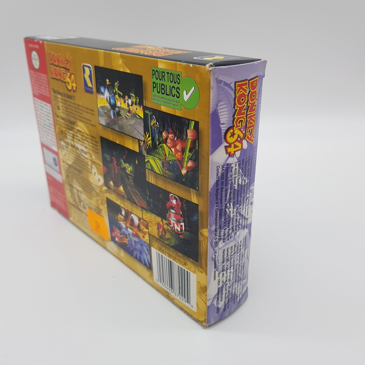 Nintendo 64 - N64 - Donkey Kong 64 mit Expansion Pak - PAL - inkl OVP und Anleitung