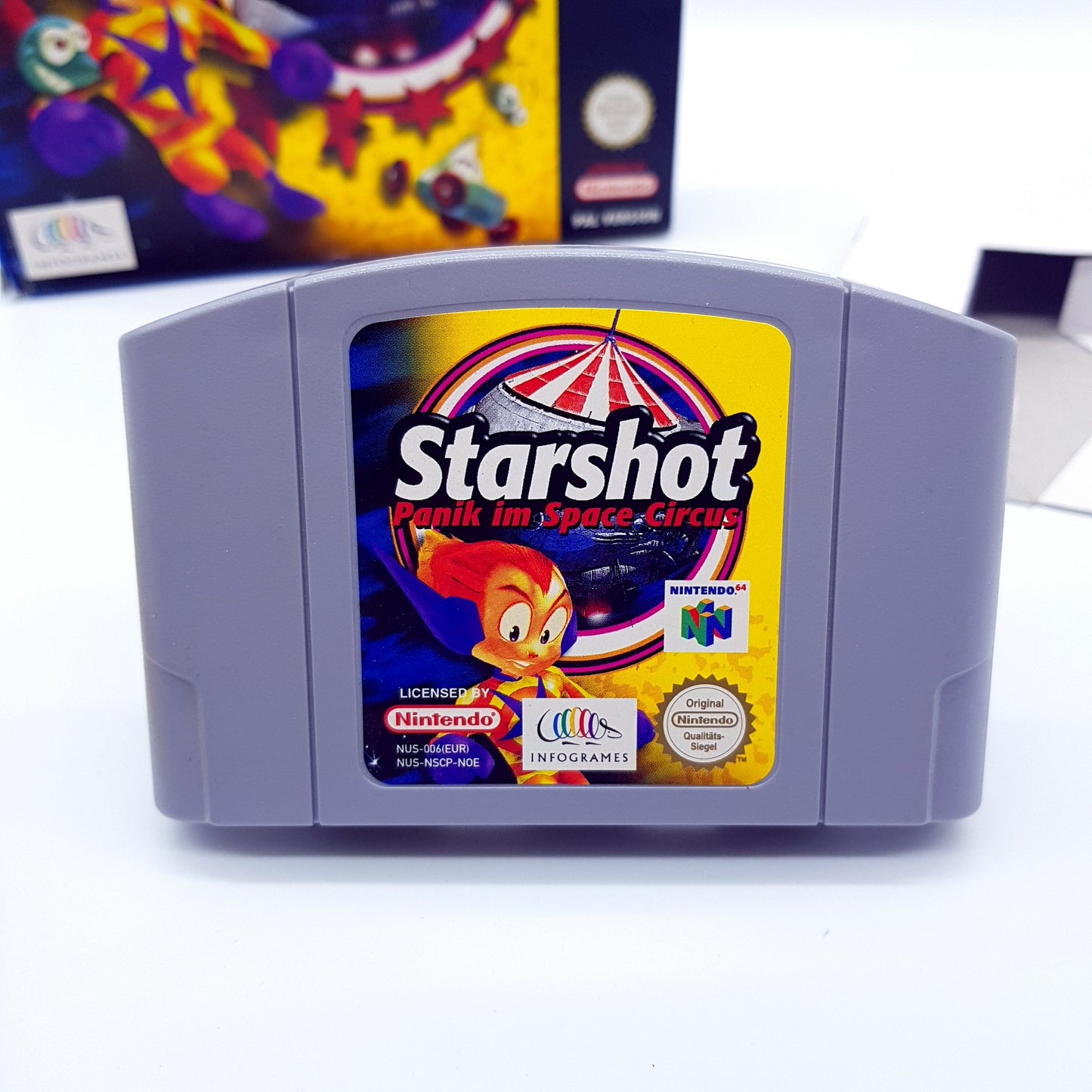 Nintendo 64 - N64 Starshot - Panik im Space Circus - PAL - inkl OVP und Anleitung