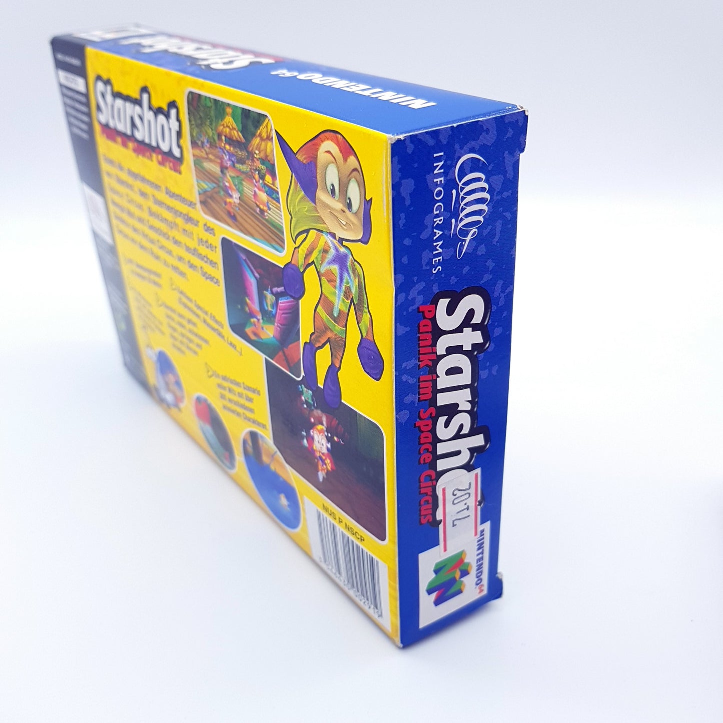 Nintendo 64 - N64 Starshot - Panik im Space Circus - PAL - inkl OVP und Anleitung