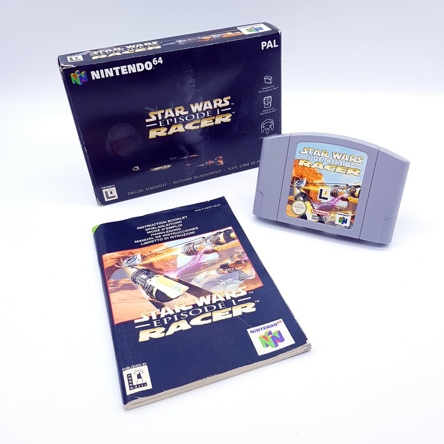 Nintendo 64 - N64 - Star Wars Racer Episode 1 - PAL - inkl OVP & Anleitung
