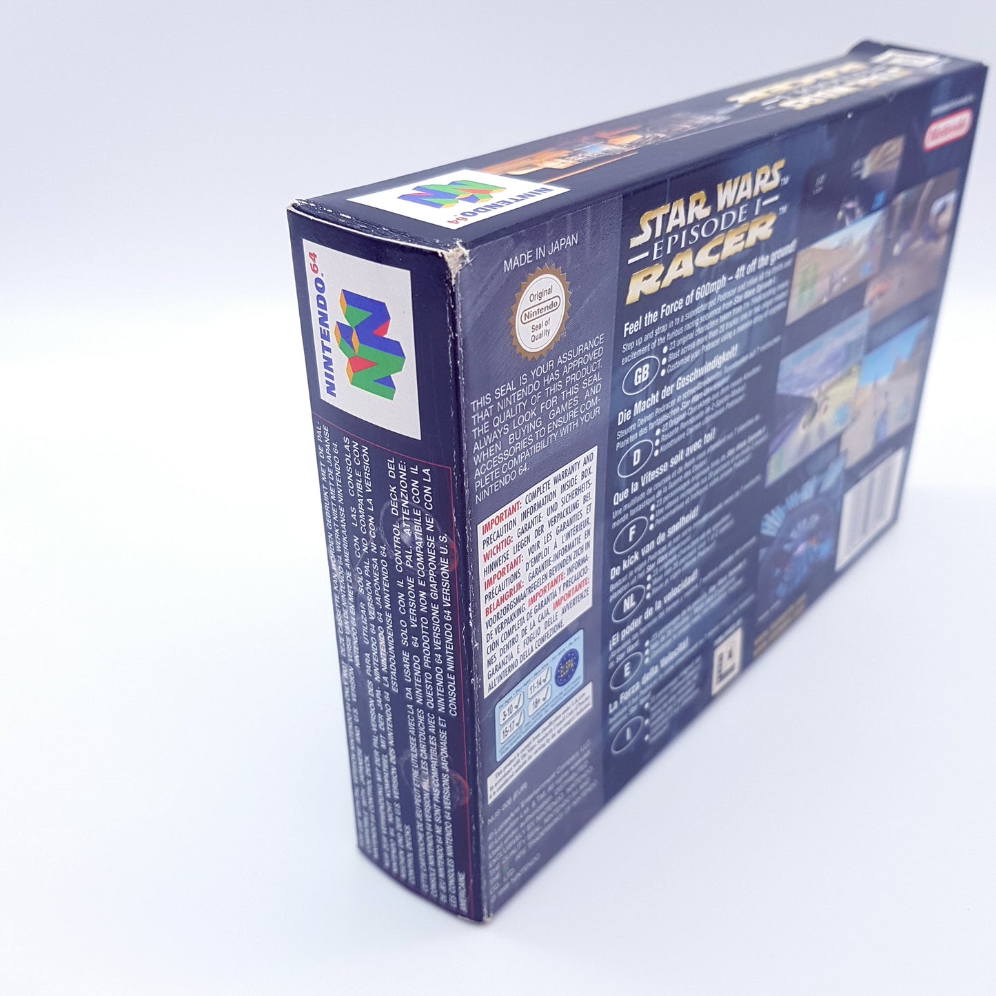 Nintendo 64 - N64 - Star Wars Racer Episode 1 - PAL - inkl OVP & Anleitung